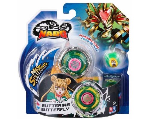 Дзига Auldey Infinity Nado Стандарт Glittering Butterfly c устр. запуска (YW624303)