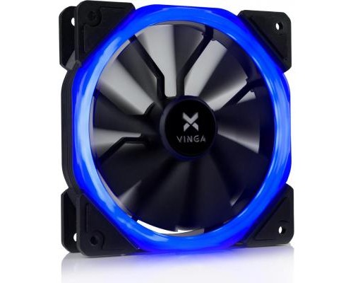 Кулер до корпусу Vinga LED fan-01 blue
