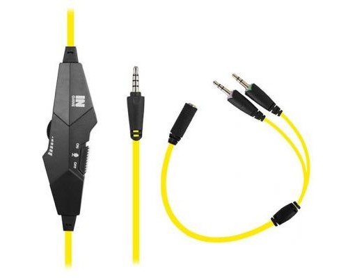 Навушники Gemix N4 Black-Yellow Gaming
