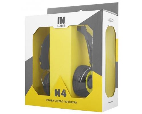 Навушники Gemix N4 Black-Yellow Gaming