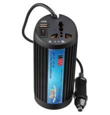 Автомобільний інвертор Porto 12V/220V 150W, USB, ионизатор, Black (MNY-150B)