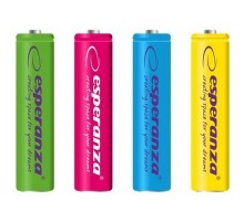 Акумулятор Esperanza AA 2000mAh Ni-MH * 4 mix of colors (EZA108) 