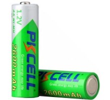 Акумулятор PkCell AA R6 NiMH 2600mAh * 2 (PC/AA2600-2BA) 