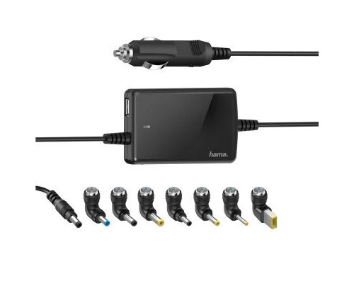 Блок живлення до ноутбуку Hama Автомобільний 12V 70W Універсальний (00200008)