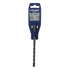 Бур Зеніт SDS-Plus 8х160мм з 4-ма ріжучими кромками (21008160)