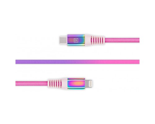 Дата кабель USB-C to Lightning 1.0m MFI Rainbow REAL-EL (EL123500054)