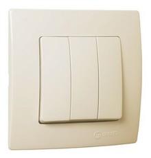 Вимикач MAKEL Lillium Natural Kare Крем (32010091)