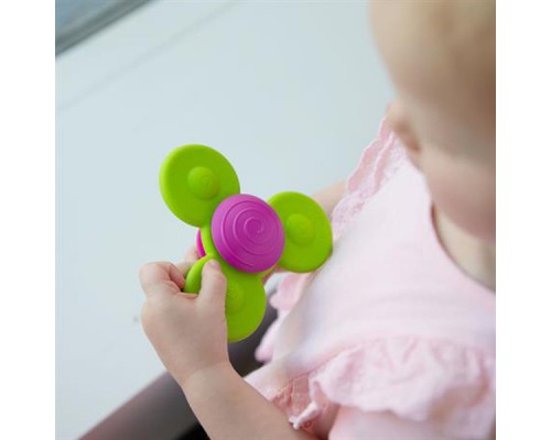 Брязкальце Fat Brain Toys набір прорізувачів-спінерів із присосками Whirly Squigz 3 шт (F210ML)