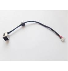 Роз'єм живлення ноутбука з кабелем Dell PJ801 (7.4x5.0mm+center pin) 5-pin 15 см (A49124)
