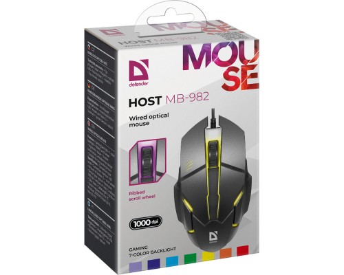Мишка Defender Host MB-982 USB Black (52982)