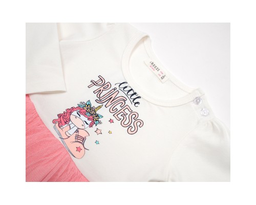Плаття дитяче Breeze з фатиновою спідницею з однорогом (16814-86G-pink)