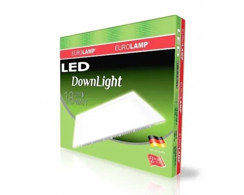 Світильник Eurolamp Downlight 18W 4000K (LED-DLS-18/4)