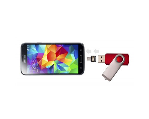 Перехідник OTG Micro to USB AF Lapara (LA-OTG-microUSB-adaptor)