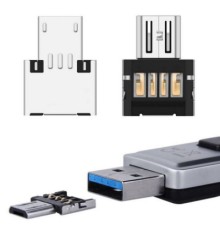 Перехідник OTG Micro to USB AF Lapara (LA-OTG-microUSB-adaptor)