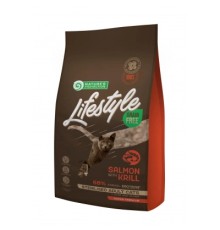 Сухий корм для кішок Nature's Protection Lifestyle Grain Free Salmon with krill Sterilised 1.5 кг (NPLS45799)