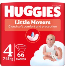 Підгузки Huggies Little Movers Mega 4 (7-18) кг 66 шт (5029053548777)