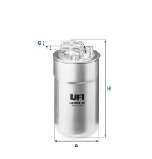 Фільтр паливний UFI 24.099.00