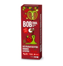 Цукерка Bob Snail Равлик Боб Яблучно-Вишня 30 г (4820162520286)