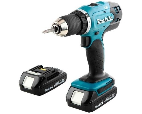Шуруповерт Makita DDF453SYE, 18В, 1.5Ah х 2шт, кейс (DDF453SYE)