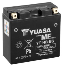 Акумулятор автомобільний Yuasa 12V 12,6Ah MF VRLA Battery (YT14B-BS)