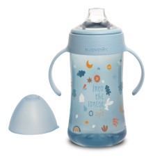 Поїльник-непроливайка Suavinex Лісові історії 270 мл. +4 міс.блакитна (306943)