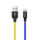 Дата кабель USB 2.0 AM to Micro 5P 1.0m National ColorWay (CW-CBUM052-BLY)