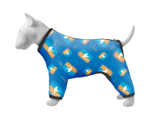 Дощовик для тварин Collar WAUDOG Clothes Прапор S30 В 57-59 см, С 44-46 см (5331-0229)