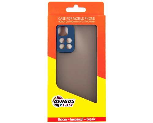 Чохол до мобільного телефона Dengos Matte Xiaomi Redmi Note 11 Pro 5G (blue) (DG-TPU-MATT-115)