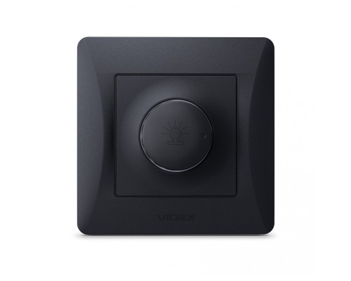 Світлорегулятор Videx BINERA 600Вт чорний граф (VF-BNDM600-BG)