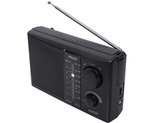Портативний радіоприймач N'oveen PR450 Black (RL070857)