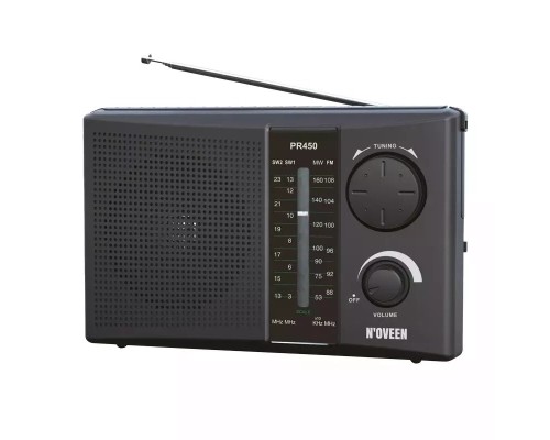 Портативний радіоприймач N'oveen PR450 Black (RL070857)