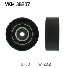 Ролик натягувача ременя SKF VKM 38207