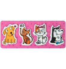 Закладки для книг Kite пластикові Pets 4x20 шт, 35х50 мм (K22-479-5)