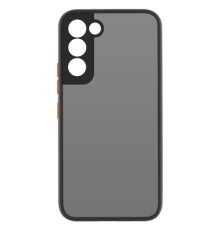 Чохол до мобільного телефона MakeFuture Samsung S22 Plus Frame (Matte PC+TPU) Black (MCMF-SS22PBK)