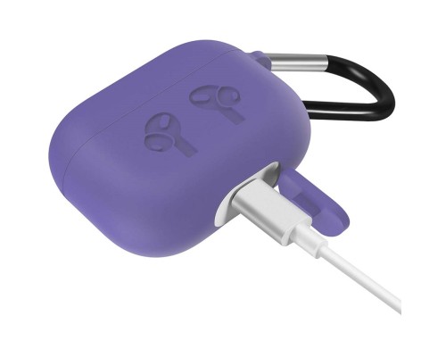 Чохол для навушників BeCover Silicon Protection для Apple AirPods Pro Light Purple (704499)