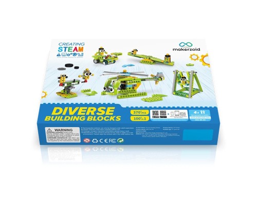 Конструктор Makerzoid Diverse Building Blocks (MKZ-BK-DB)