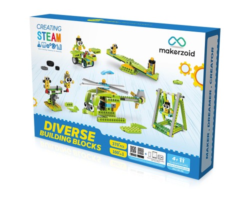 Конструктор Makerzoid Diverse Building Blocks (MKZ-BK-DB)