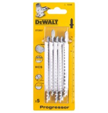 Полотно DeWALT для електролобзика, по деревині,швидкий, L=116, WL=91, 2-3 мм, 5 шт (DT2057)