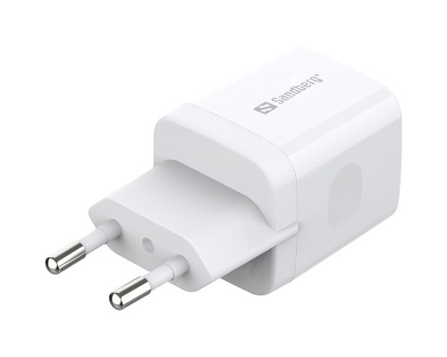 Зарядний пристрій Sandberg USB-C PD QC 3.0 20W (441-42)