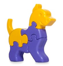 Розвиваюча іграшка Tigres 3D пазли Тваринки - 1 шт, жовтий (39385)