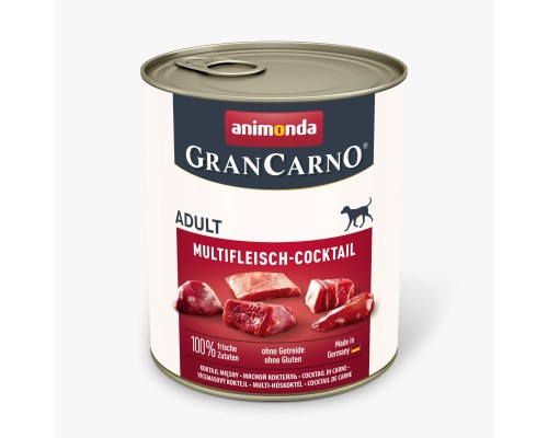 Консерви для собак Animonda GranCarno Adult Multi Meat Cocktail 800 г (4017721827393)