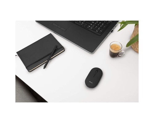 Мишка Trust Puck Wireless/Bluetooth Silent Black (24059)