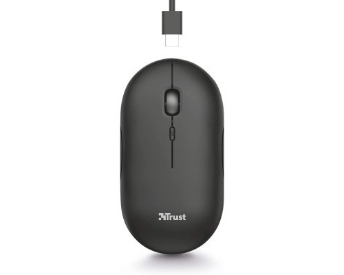 Мишка Trust Puck Wireless/Bluetooth Silent Black (24059)