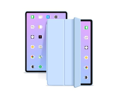 Чохол до планшета BeCover Tri Fold Soft TPU Silicone Apple iPad Air 4 10.9 2020/2021 Light Blue (708782)