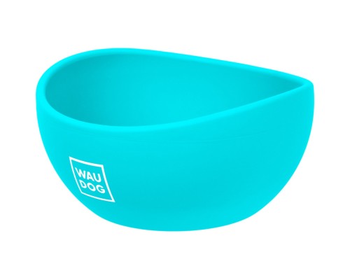 Посуд для котів WAUDOG Silicone Миска 250 мл блакитна (50812)