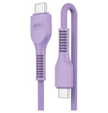 Дата кабель USB-C to USB-C 1.0m AR88 3A purple Armorstandart (ARM65291)