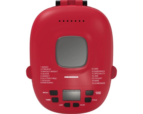Хлібопічка HEINNER HBM-915BKR