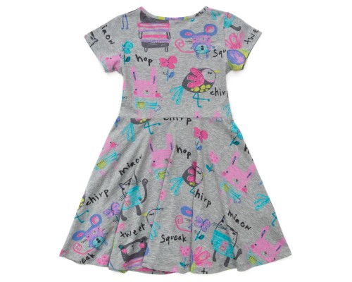 Плаття дитяче Lovetti трикотажне (5911-39-9-12-140G-fuchia)