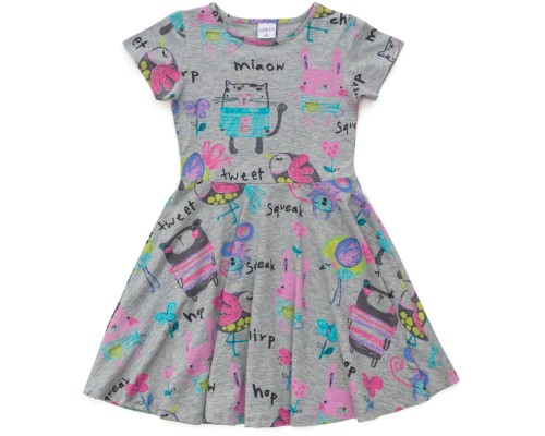 Плаття дитяче Lovetti трикотажне (5911-39-9-12-140G-fuchia)