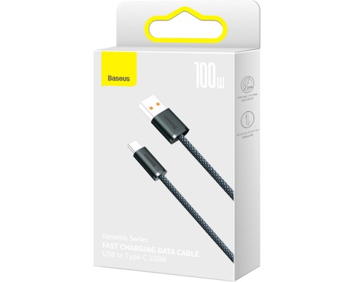 Дата кабель USB 2.0 AM to Type-C 1.0m 5A Gray Baseus (CALD000616)